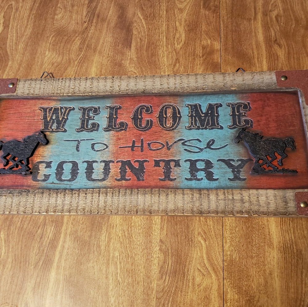 Wooden sign